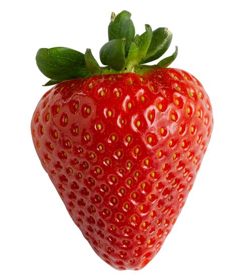 Strawberry Png, Close Up, White Background, White