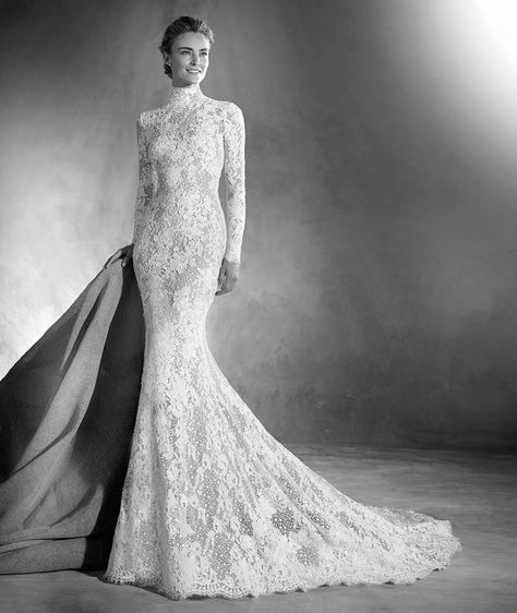 Lace High Neck Mermaid Wedding Dress, Flower Wedding Dress Puffy Sleeve, Lace And Feather Wedding Dress, Wedding Dresses Kate Middleton Inspired, Full Lace Mermaid Wedding Dress, Vintage Lace Wedding Dress With Sleeves High Neck, High Neck Long Sleeve Lace Mermaid Wedding Dress, Lace Neck Wedding Dress, Full Lace Wedding Gown