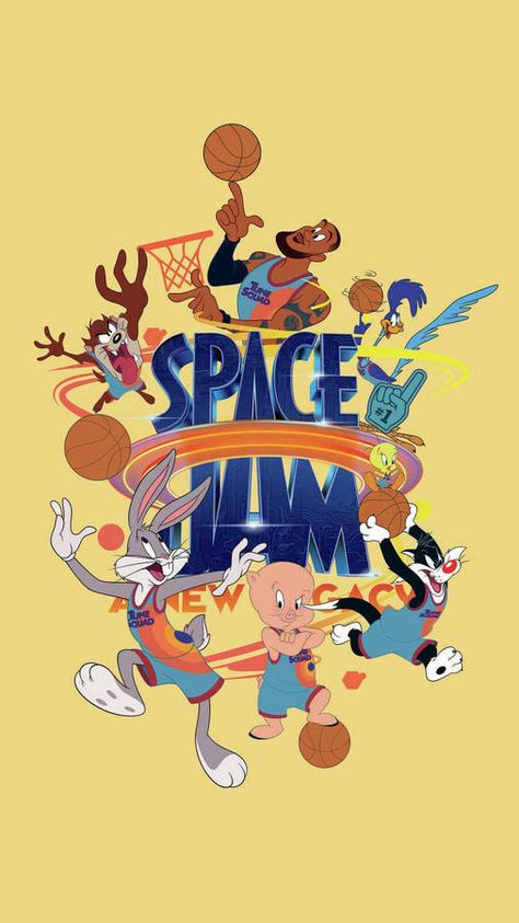 Space Jam Wallpaper, Wallpaper Iphone Space, Looney Tunes Space Jam, Looney Tunes Wallpaper, Dope Wallpaper Iphone, Bola Basket, Western Wallpaper Iphone, Looney Tunes Cartoons, Funny Phone Wallpaper