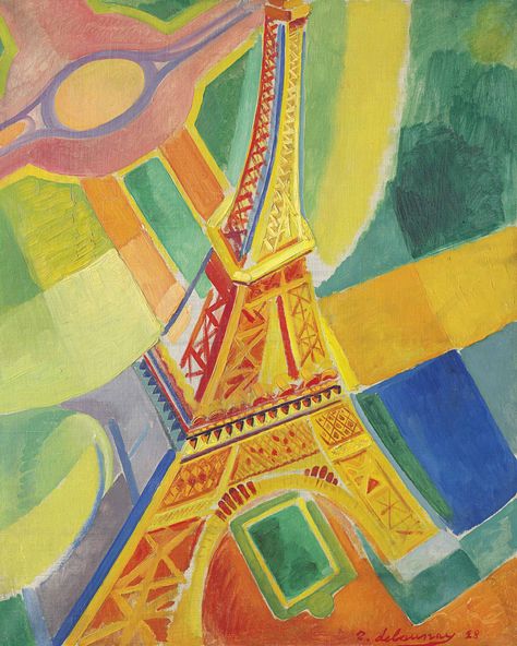 Robert Delaunay (1885-1941) | La Tour Eiffel | 20th Century ... Orphism Art, Eiffel Tower France, Robert Delaunay, Paris Tower, Sonia Delaunay, Pierre Auguste, Pierre Auguste Renoir, Fine Art Portraits, A4 Poster