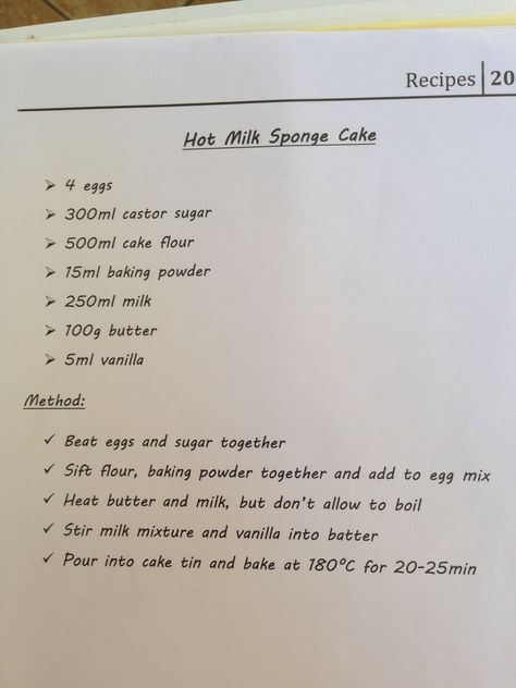 White Sponge Cake Recipe, Milk Sponge Cake Recipe, Hot Milk Sponge Cake Recipe, Hot Milk Sponge Cake, Milk Chocolate Cake, Passion Fruit Cake, Hot Milk Cake, Healthy Cakes, Sponge Cake Recipe