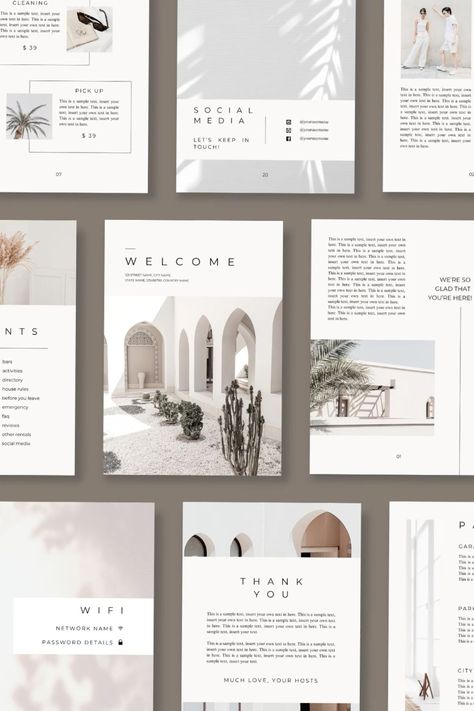 Beige Aesthetic Travel Airbnb Welcome Book - eBook Template

This beautiful beige aesthetic Airbnb welcome book is perfect for welcoming your guests to your cozy space. It includes everything they need to know about their stay, from check-in instructions to local attractions. Grab your copy today! #airbnb #welcomebook . #Amsterdam #Aesthetic_Airbnb #High_End_Design #Airbnb_Welcome_Book Beige Aesthetic Travel, Aesthetic Airbnb, Design Airbnb, Amsterdam Aesthetic, Ebook Template Design, Airbnb Welcome Book, Cookbook Template, Ebook Template, Air B And B