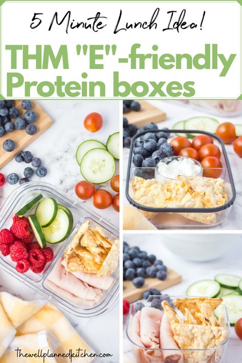 Trim Healthy Mama Lunch idea - DIY Bento Boxes! Trim Healthy Mama S Meals, Thm Lunches For Work, Well Planned Kitchen Thm, Thm Dinner Recipes, Thm Snacks, Thm Lunch Ideas, Trim Healthy Mama Freezer Meals, Thm E Lunch Ideas, Trim Healthy Mama Lunch Ideas