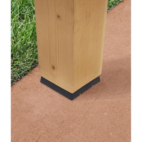 Simpson Strong-Tie 4-in x 4-in Wood to Concrete (Retrofit) Base in the Base & Cap Hardware department at Lowes.com Front Porch Posts, Leaking Toilet, Wood Column, Timber Posts, Wood Columns, Porch Posts, Patio Projects, Wood Post, Concrete Slab