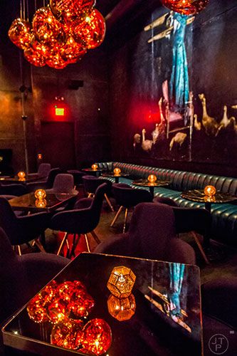 Himitsu Lounge – Capture Life Through the Lens Burlesque Bar Interior Design, Burlesque Restaurant, Burlesque Bar, Bae Ideas, Bar Aesthetic, Bar In Casa, Nightclub Design, Pub Design, Jazz Bar