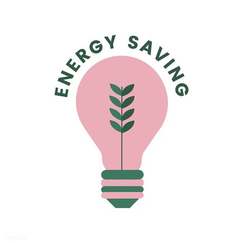 Electricity and energy saving icon | free image by rawpixel.com Energy Saving Poster, Energy Illustration, Homemade Generator, Save Our Earth, Love The Earth, Save Electricity, Sustainable Energy, Green Life, Save Earth