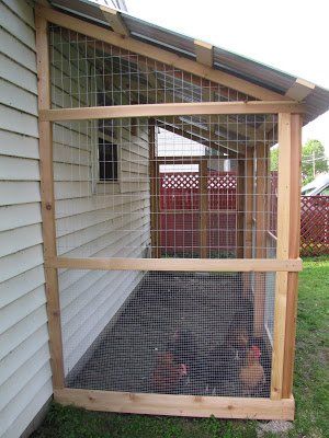 Garage City Coop | BackYard Chickens - Learn How to Raise Chickens Lean To Chicken Coop, Chicken Pets, Chicken Business, Building A Chicken Run, Farmer Style, Farm Tips, Automatic Door Opener, Chicken Raising, Chicken Houses