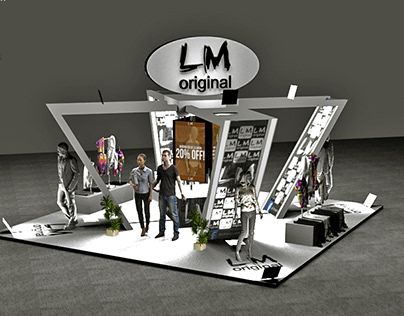 Stand design Island for fair 20x20 ft. 6x6 meters Island Exhibition Stand Design, 4 Side Open Exhibition Stand Design, Stand Design, Autodesk 3ds Max, Design Set, Design Architecture, Set Design, Autocad, 3ds Max