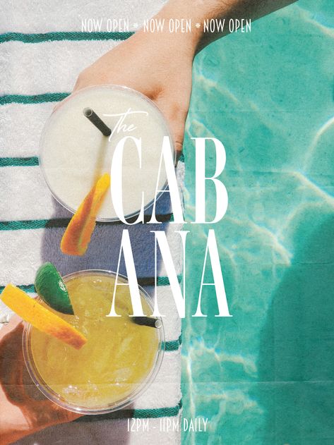 Pool Cabana Aesthetic, Pool Bar Aesthetic, Mcm Branding, 70s Logo Design, Cabana Restaurant, 70s Logo, Ux Design Principles, Redesign Ideas, Strong Typography