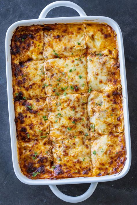 Eggplant Lasagna - Momsdish Lasagna With Eggplant, Eggplant Parmesan Lasagna, Eggplant Lasagne, Eggplant Lasagna Recipe, Roasted Eggplant Slices, Lasagna Stuffed Peppers, Oven Ready Lasagna, Eggplant Recipes Parmesan, Eggplant Lasagna