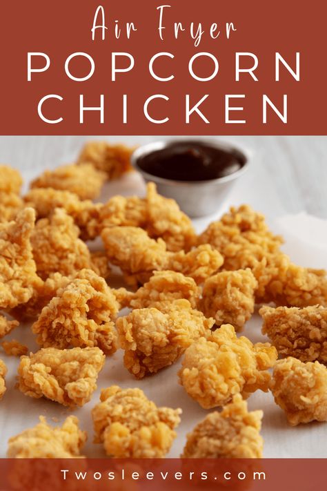 Popcorn Chicken | Air Fryer Popcorn Chicken Recipe Air Fried Popcorn Chicken, Homemade Popcorn Chicken Air Fryer, Diy Popcorn Chicken, Air Fry Popcorn Chicken, Airfryer Popcorn Chicken, Popcorn Chicken Recipe Air Fryer, Frozen Popcorn Chicken Air Fryer, Homemade Chicken Bites Air Fryer, Air Fryer Pulled Chicken