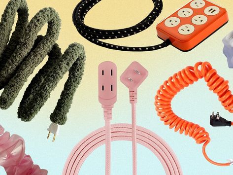 16 Extension Cords and Power Strips You’ll Actually Like Looking At From Across the Room — Architectural Digest Extension Cords, Extension Cord, Architectural Digest, The Room, Power Strip, Home Projects, Bedroom Ideas, Technology, Architecture