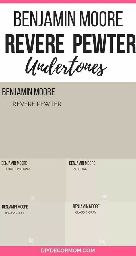 Kitchen Paint Schemes, Perfect Grey Paint Color, Perfect Grey Paint, Revere Pewter Benjamin Moore, Interior Paint Colors Schemes, Blue Photography, Revere Pewter, Paint Color Schemes, Paint Colors Benjamin Moore