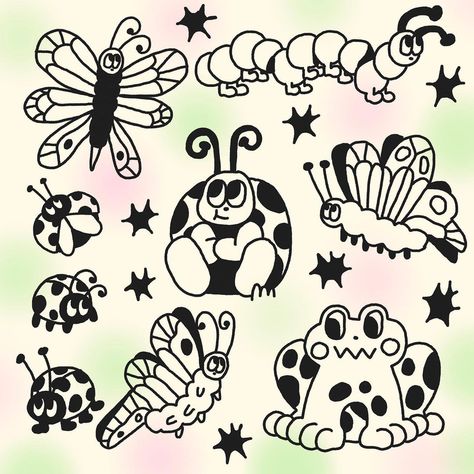 Poppy Crew Art, Bug Flash Sheet, Flash, Poppies, Snoopy, Fictional Characters, Instagram, Art