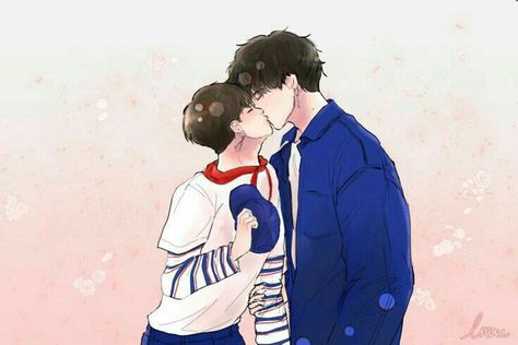 Jikook Tumblr, Jikook Art, Fanart Jikook, Jikook Fanart, Fanart Kpop, Army Love, Bts Chibi, Kpop Fanart, Jimin Jungkook