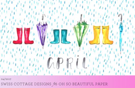 April Showers Illustrated Wallpaper by Swiss Cottage Designs April Wallpaper Aesthetic, Illustrated Wallpaper, Spring Wallpaper Iphone, Aesthetic Spring Wallpaper, Wallpaper April, April Aesthetic, April Wallpaper, Swiss Cottage, Cottage Designs