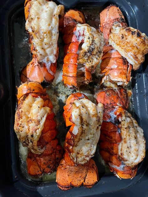 Airfryer Lobster Tail, Air Fry Lobster Tail, Air Fryer Lobster Tails, Air Fryer Lobster, Lobster Tail Recipe, Cook Lobster, Heavenly Recipes, Air Fryer Pork Chops, Lobster Recipes Tail