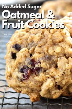 Healthy Fruit Cookies, Oatmeal Fruit Cookies, Low Sugar Cookies For Kids, Sugarless Diet, Cookies For Diabetics, Sugarfree Dessert, Sugarless Cookies, Oatmeal Craisin Cookies, Sugar Free Cookie