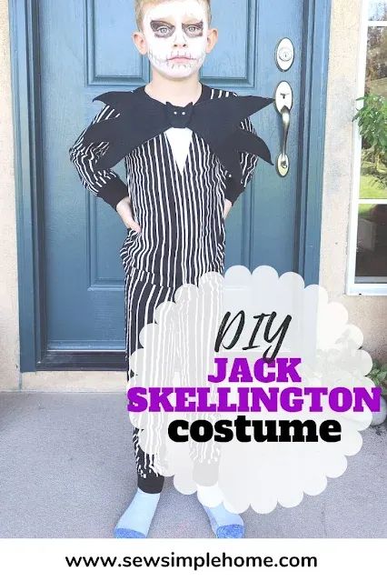 Make your own diy jack skellington costume for Halloween. Jack Skellington Diy Costume, Diy Jack Skellington Costume Women, Jack Skellington Costume Diy, Diy Jack Skellington Costume, Pajamas Diy, Diy Jack Skellington, Skellington Costume, Jack Skellington Costume, Cosplay Idea