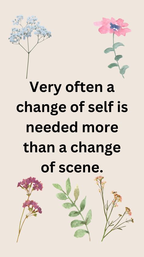 Often, we believe that a change of scenery will solve our problems. However, true transformation begins within. Self-improvement and personal growth are key to finding lasting fulfillment and happiness. Focus on changing yourself to see the world differently.  #SelfImprovement #PersonalGrowth #InnerChange #SelfAwareness #Mindset #Transformation #SelfDiscovery Mindset Transformation, Changing Yourself, Change Yourself, See The World, Self Awareness, Self Discovery, Personal Growth, Self Improvement, You Changed