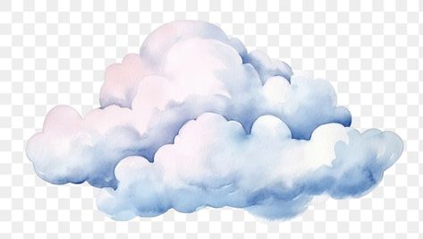 Cloud Watercolor, Backgrounds Nature, Cloud Pink, Watercolor Clouds, Pastel Clouds, Nursery Paintings, Cloud Drawing, Cloud Painting, Blue Clouds