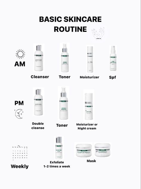 Basic Skincare Routine, Minimal Skincare, Skincare For Combination Skin, Basic Skincare, Mary Kay Skin Care, Skin Care Business, Everyday Skincare, Natural Face Skin Care, Good Skin Tips