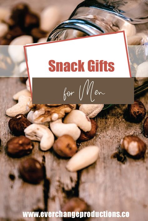 The Best Snack Gifts for Men - Edible Gifts For Men, Adult Gift Basket, Food Gifts For Men, College Snacks, Homemade Beef Jerky, Snack Gift Baskets, Unique Snacks, Chocolate Covered Almonds, Meat Snacks