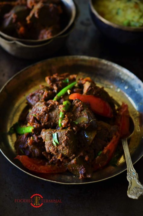 Mutton Liver Stir fry - Quick & Easy | Goat Liver Stir fry | Metey Chorchori Recipe! » Foodies Terminal Liver Stir Fry, Liver Fry Recipe, Liver Fry, Chicken Recipes Quick, African Recipes Nigerian Food, Ground Beef And Cabbage, Liver Recipes, Quick Stir Fry, Gluten Free Chili