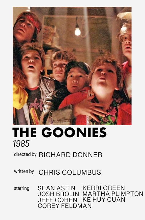 the goonies minimalistic style movie poster [inspired by andrew kwan] Los Goonies, Goonies Movie, Minimalistic Poster, Movie Collage, Iconic Movie Posters, Movie Card, The Goonies, Film Posters Minimalist, Film Poster Design