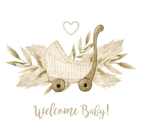 Welcome Baby Girl, Welcome New Baby, Watercolour Cards, Girl Background, Vintage Baby Girl, Baby Box, Photo Vintage, Welcome Baby, Iconic Photos