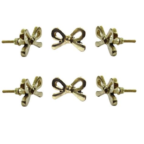 Perilla Home Bow 1 7/8" Length Novelty Knob Multipack & Reviews | Wayfair Dresser Wardrobe, Cupboard Door Knobs, Kitchen Cabinet Hardware, Kitchen Cabinet Knobs, Decorative Bows, Dresser Knobs, Cabinet Cupboard, Cabinet Drawers, Drawer Knobs