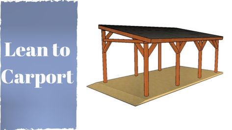 25 DIY Carport Ideas and Plans: How To Build a Carport Lean To Carport Ideas, How To Build A Carport, Carport Attached To Garage, Covered Carport Ideas, Diy Carport Ideas, Carport Ideas Attached To House, Carport With Storage Room, Plan Carport, Build A Carport