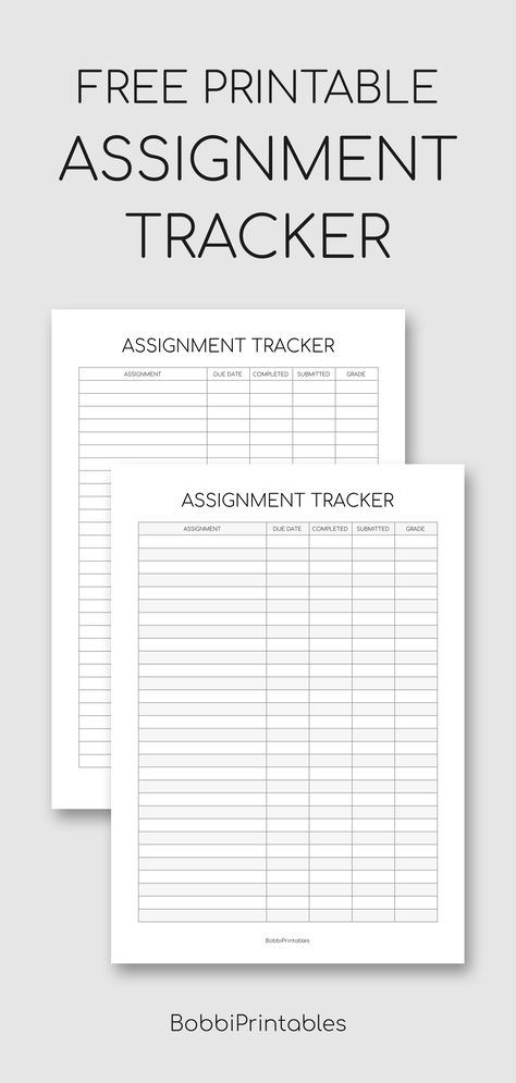 Free Printable Assignment Tracker #free #printable #assignment #tracker #assignmenttracker #homework #homeworktracker #printables #study #student #school Homework Schedule College, Assignment Tracker Printable Free, Homework Tracker Printable Free, College Assignment Tracker, Productivity Templates, Homework Quotes, School Planner Printables, Tracker Free Printable, Free School Printables