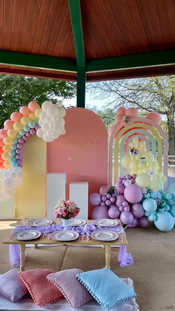 Happy Start Of The Week, Goals To Accomplish, Rainbow Theme, Balloon Decor, Cute Princess, Rainbow Baby, Balloon Decorations, The Rainbow, The Cutest