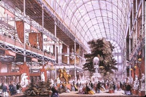 Crystal Palace Interior (London, 1851) - Joseph Paxton | Flickr - Photo Sharing! The Crystal Palace, London Sights, Hyde Park London, Palace London, Palace Interior, Expo 2020, The Great, Paris Photo, Grand Palais