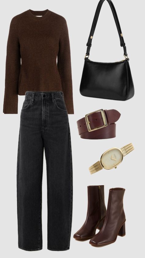 (Not my pictures!) Help Me Out! Save - Like - Comment #outfits #falloutfits #cute #cuteoutfits Brown Top Outfit, Fall College Outfits, Outfits Con Jeans, Uni Outfits, Elegante Casual, Cold Weather Outfits, Cute Fall Outfits, Outfit Inspo Fall, Casual Style Outfits