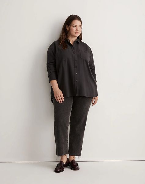 Best Plus Size Jeans, Plus Size Work, Midsize Fashion, Queer Fashion, Hourglass Shape, Denim Details, Plus Size Jeans, Office Outfits, Minimal Fashion