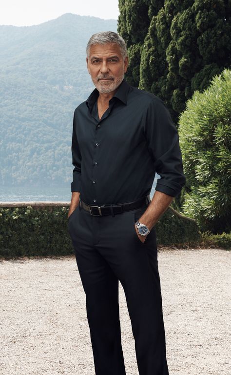 Old Men Fashion Over 50, Middle Aged Italian Men, Men Over 40 Fashion, Older Men Style, Rich Old Man, 50 Year Old Mens Fashion, Middle Aged Men Fashion, George Clooney Style, Old Man Outfit