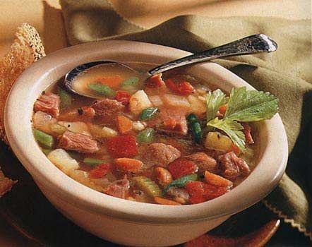 Grain Dishes, Irish Beef Stew, Vegetable Soup Recipe, Leftover Ham Recipes, Chicken Ham, Honey Baked Ham, Ham Soup, Italian Chef, Barley Soup