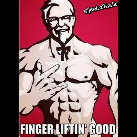 Just lift Kfc Man, Colonel Sanders, Funny Pix, Goofy Pictures, 웃긴 사진, Gym Humor, Very Funny Pictures, Real Funny Jokes, Quick Jokes