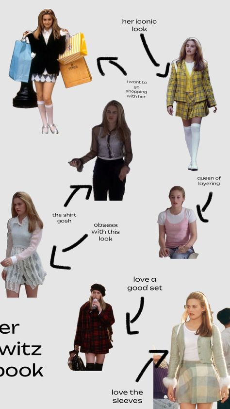 #clueless #cherhorowitz #fashion #fashioninspo #fashionaesthetic #fashioncollage #fashionicon #fashionmoodboard #style #styleinspo #aliciasilverstone Clueless Costume Ideas, Cher Outfits Clueless, Clueless Outfits Inspiration, Cher Horowitz Outfit, Cher Clueless Outfit, Cher Looks, Clueless Costume, Cher Outfits, Clueless Cher