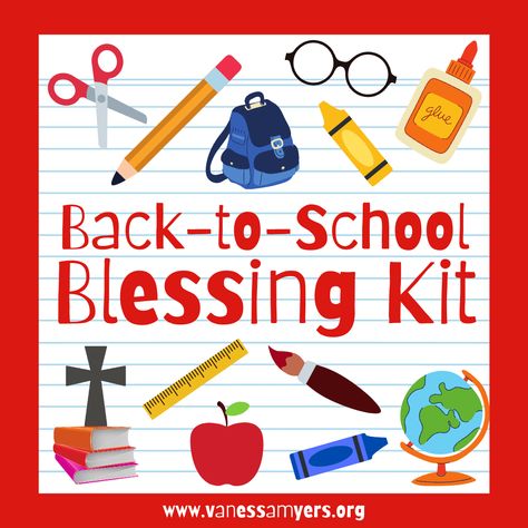 Christian Back To School Survival Kit, Back To School Gift For Kindergarteners, Church Back To School Gift, Back To School Blessing Bags, Back To School Bible Craft, Back To School Christian Crafts, Back To School Blessing For Kids, Back To School Kits For Students, Back To School Kits For Kids