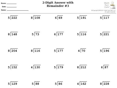 Division Worksheets Grade 4, Division With Remainders, Multiplication And Division Worksheets, Math Division Worksheets, Math Multiplication Worksheets, Long Division Worksheets, Printable Budget Worksheet, Division Practice, 4th Grade Math Worksheets