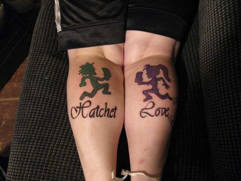 hatchet love Icp Juggalo Tattoo, Juggalo Matching Pfp, Juggalo Tattoos Ideas, Juggalette Tattoos, Juggalo Tattoos Design, Hatchet Man Tattoos, Icp Juggalo Wallpapers, Juggalo Tattoos, Emo Matching Tattoos