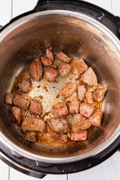 Pressure Cooker Beef Stroganoff, Guisada Recipe, Mexican Beef Stew, Pork Stew Meat, Beef Tips And Noodles, Beef Stew Meat Recipes, Instant Pot Stew, Instant Pot Beef Stew, Pregnancy Snacks