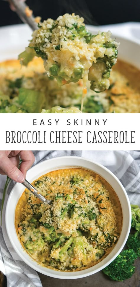 Broccoli Casserole Healthy, Easy Broccoli Casserole, Broccoli Cheese Casserole Recipe, Broccoli Cheddar Casserole, Skinnyish Dish, Cheesy Broccoli Casserole, Broccoli Recipes Casserole, Broccoli Cheese Casserole, Healthy Casserole Recipes