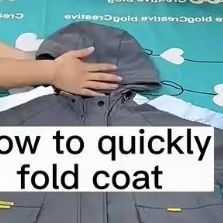 The Folding Hacks on Instagram: "Transform your space with smart storage solutions. Link in bio @thefoldinghacks 🧺🥰! How to fold your #coat ?🤔 #foldingclothes #organize #fy" How To Fold Coats For Storage, How To Fold Coats, Folding Hacks, How To Fold, Folding Clothes, Smart Storage, Storage Solutions, Link In Bio, On Instagram