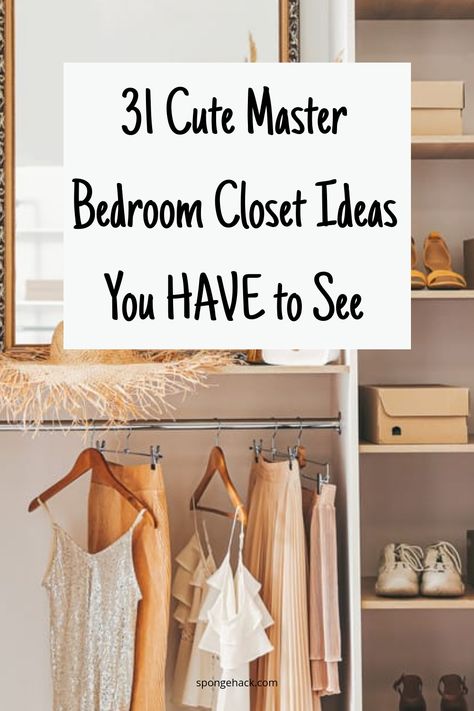 I need some master closet ideas right now! My master bedroom with a closet is overcrowded and I’m unable to see anything I have. I end up spending more time looking for my clothes than deciding what to wear. So, I end up putting on anything I can grab from the chaos. It’s horrible and […] Closet Organization Ideas Square, Apartment Clothing Storage, Closet Organization Apartment, Small Closet Organization Ideas Bedroom, Closet Organization Aesthetic, Apartment Closet Storage, Closet Designs Layout, Small Walk In Closet Designs, Diy Small Closet Organization