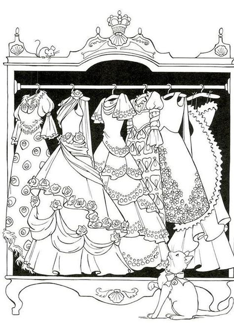 Fashion Colouring Pages, Disney Adult Coloring Pages, Medieval Coloring Pages, Disney Adult Coloring Books, Fashion Coloring Pages, Modele Zentangle, Detailed Coloring Pages, Adult Colouring Pages, Free Adult Coloring Pages