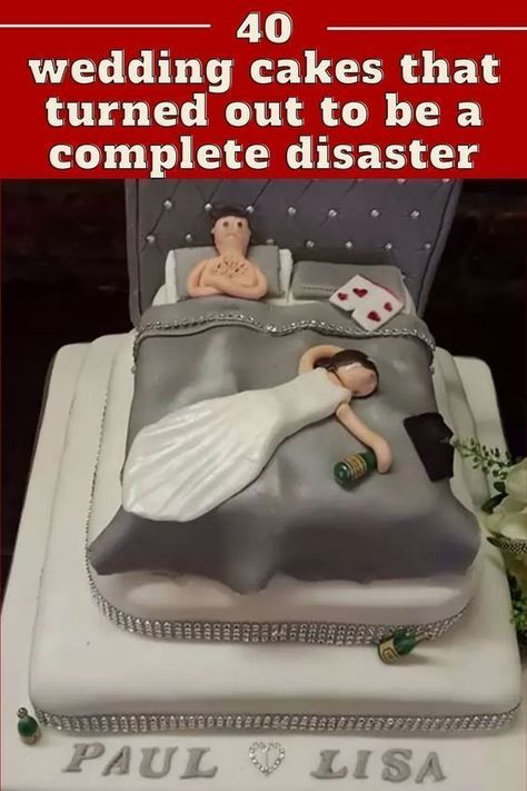 Wedding Cake Fails, Bad Wedding, Laughing Videos, Cake Fails, Punny Puns, Pure Life, Diy Hack, Laughing Jokes, 9gag Funny